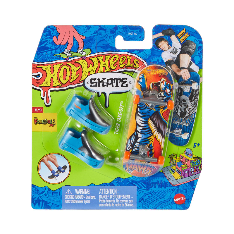 Mattel Hot Wheels Skate & Παπούτσια Tiger Take-Off