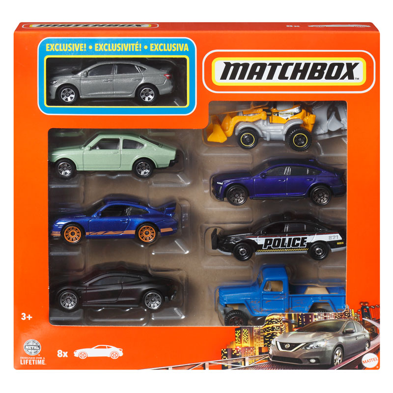 Matchbox Αυτοκινητάκια σετ των 8 HVR87/HVR81