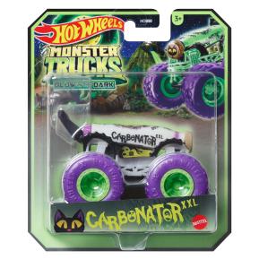 Mattel Hot Wheels Metal Monster Truck P - Glow in The Dark Carbonator