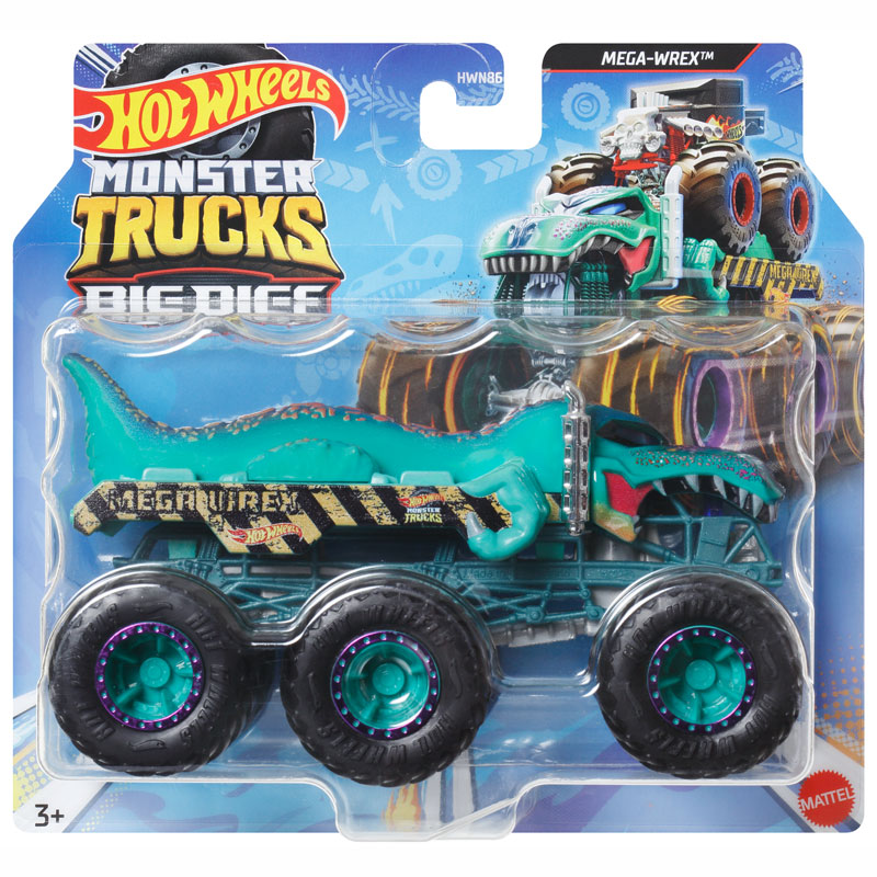 Mattel Hot Wheels C Νταλίκα Monster Trucks 1:64 Mega-Wrex