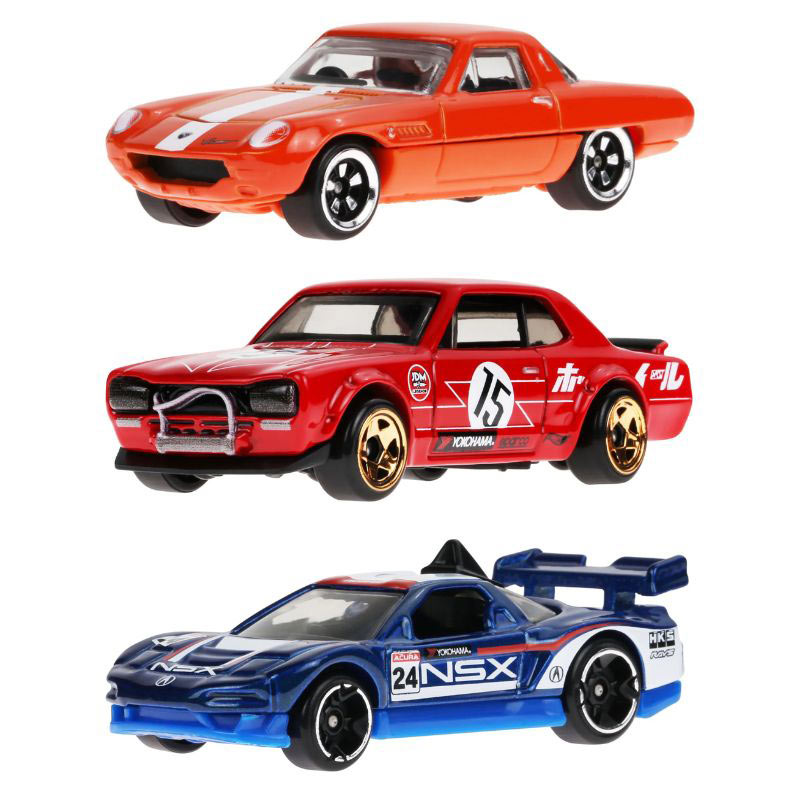 Mattel Hot Wheels Αυτοκινητάκια J Imports - J-Imports Σετ των 3 (1,2,5)