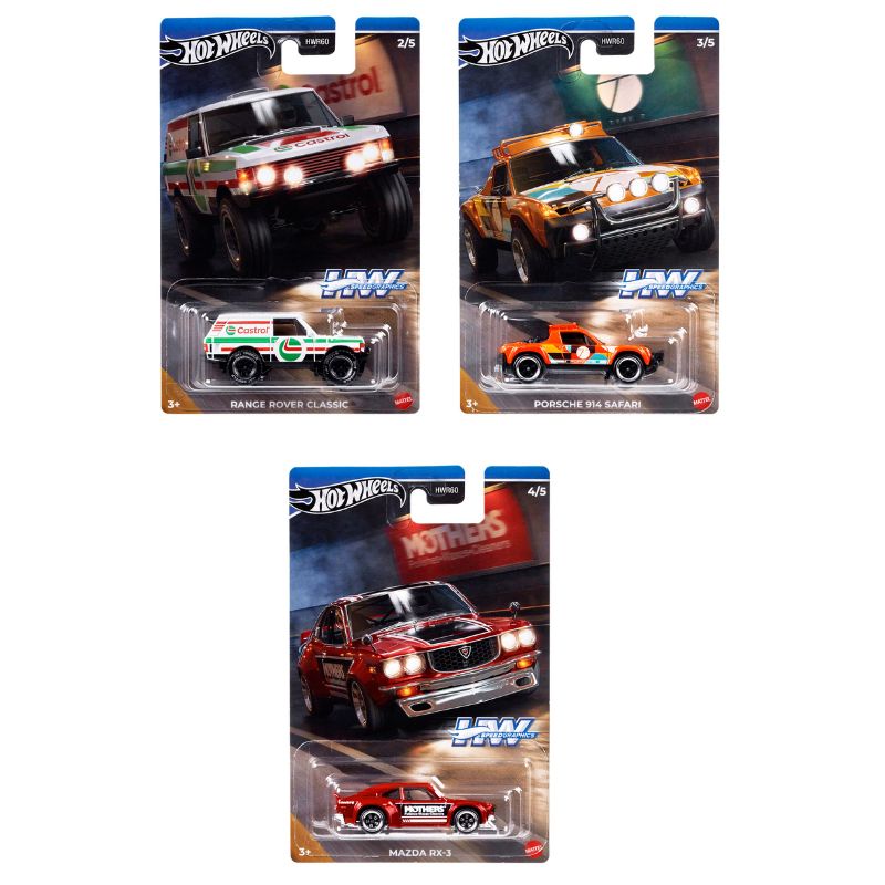 Mattel Hot Wheels Αυτοκινητάκια Αυτοκινητοβιομηχανίες - Speed Graphics Σετ των 4 2-4