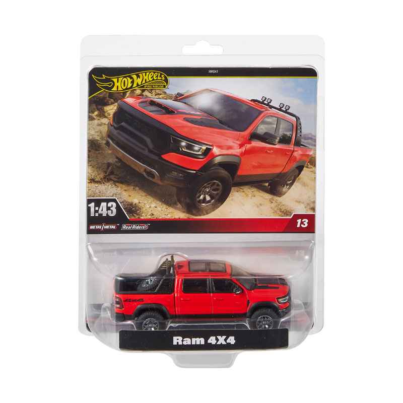 Mattel Hot Wheels Premium Αυτοκινητάκια 1:43 - Ram 4x4
