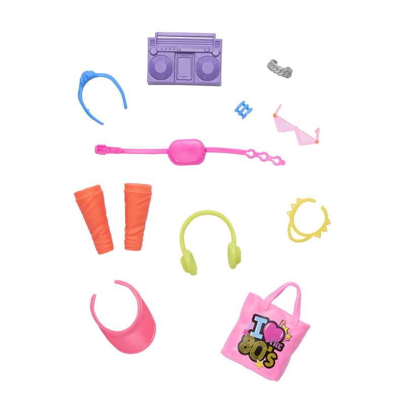 Mattel Barbie Αξεσουάρ Μόδας I Love The 80s  GWC28/HWV74