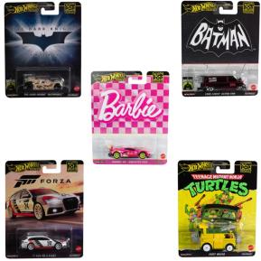Mattel Hot Wheels Premium Αυτοκινητάκια - Συλλεκτικά Pop Culture E Σετ των 5