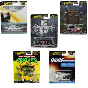 Mattel Hot Wheels Premium Αυτοκινητάκια K - Συλλεκτικά Pop Culture Σετ των 5