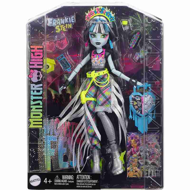 Mattel Κούκλα Monster High Monster Fest Frankie Stein Fashion Doll HXH79