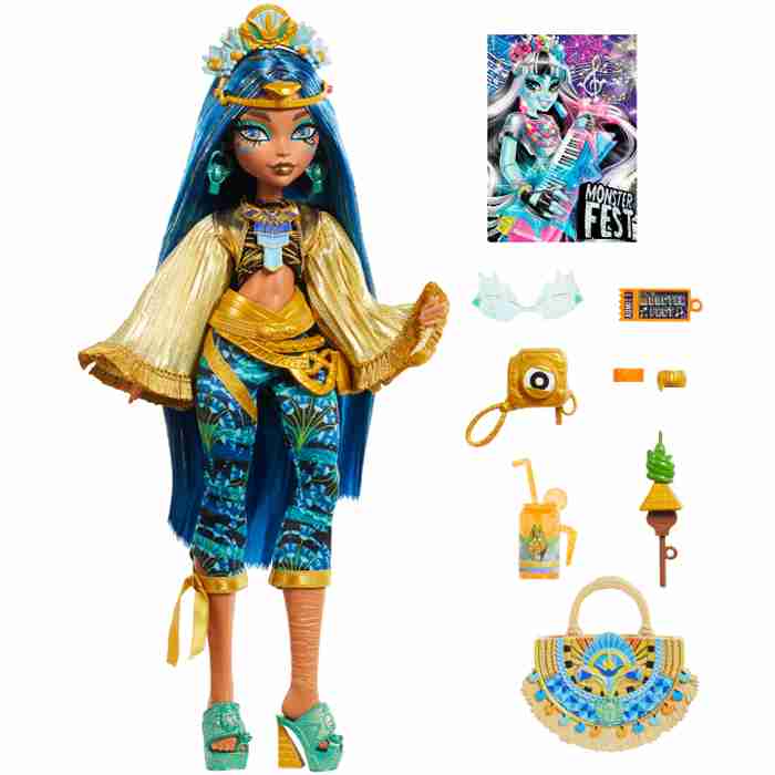 Mattel Κούκλα Monster High Monster Fest Cleo De Nile Fashion Doll HXH81