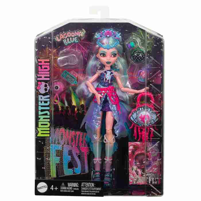 Mattel Κούκλα Monster High Monster Fest Lagoona Blue Fashion Doll HXH82