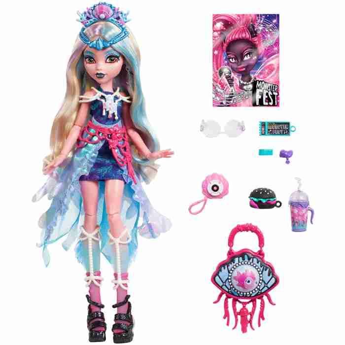 Mattel Κούκλα Monster High Monster Fest Lagoona Blue Fashion Doll HXH82