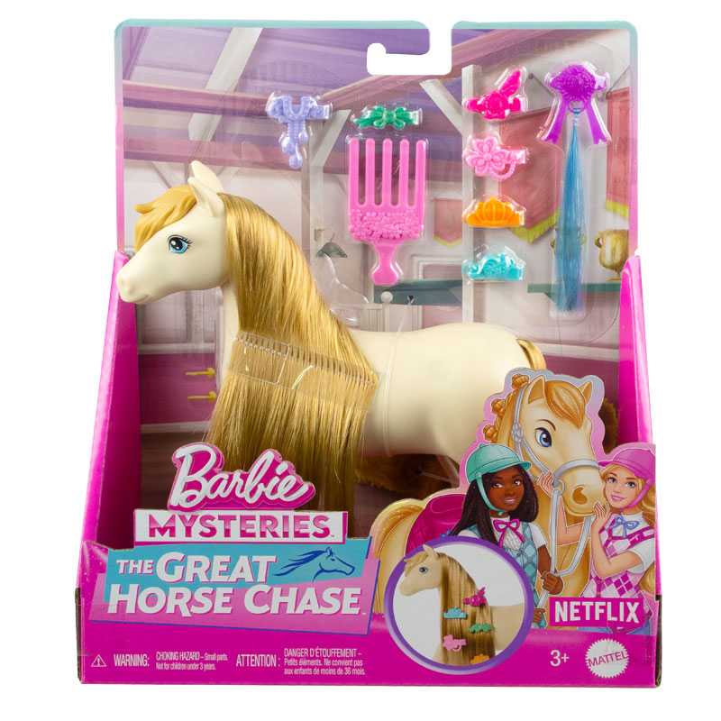 Mattel Barbie Mysteries The Great Horse Chase Pony Tornado Άλογο Ξανθά Μαλλιά
