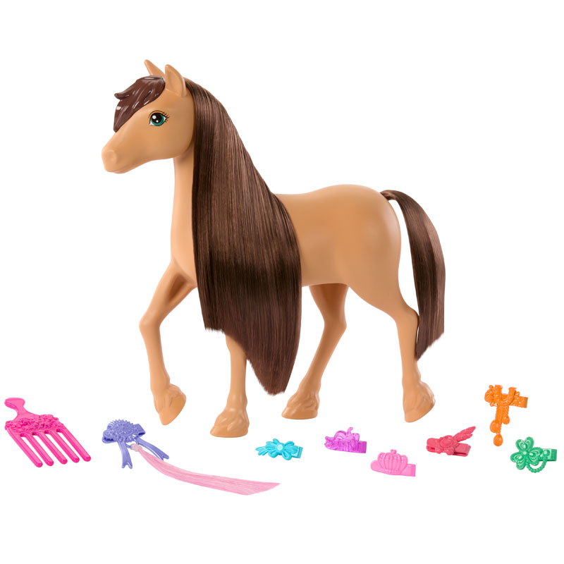 Mattel Barbie Mysteries The Great Horse Chase Pony Pepper Άλογο Καστανά Μαλλιά