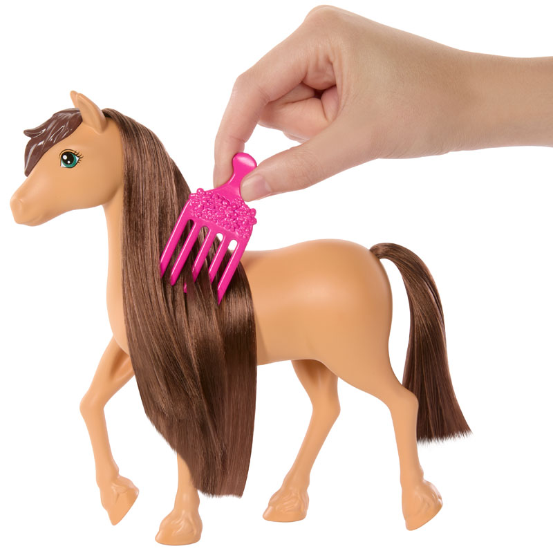 Mattel Barbie Mysteries The Great Horse Chase Pony Pepper Άλογο Καστανά Μαλλιά