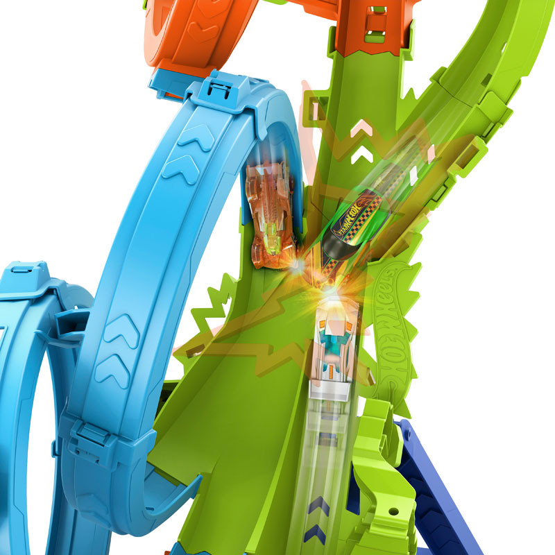 Mattel Hot Wheels Action Πίστα Συγκρούσεων Με 4 Λούπ HXR70