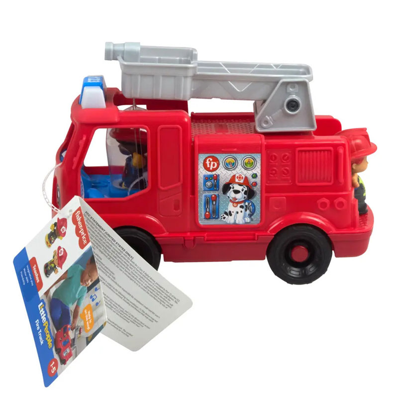 Fisher-Price® Little People® Let's Go - Πυροσβεστικό Όχημα με Φιγούρα HYR88