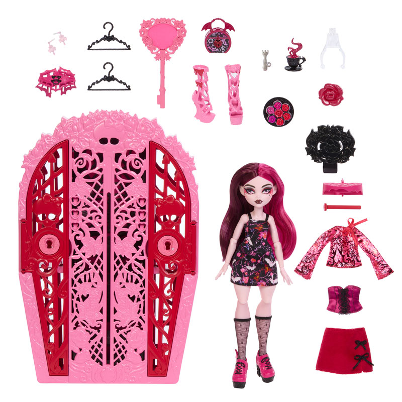 Mattel Κούκλες Monster High Skulltimate Secrets Midnight Garden Draculaura HYT72