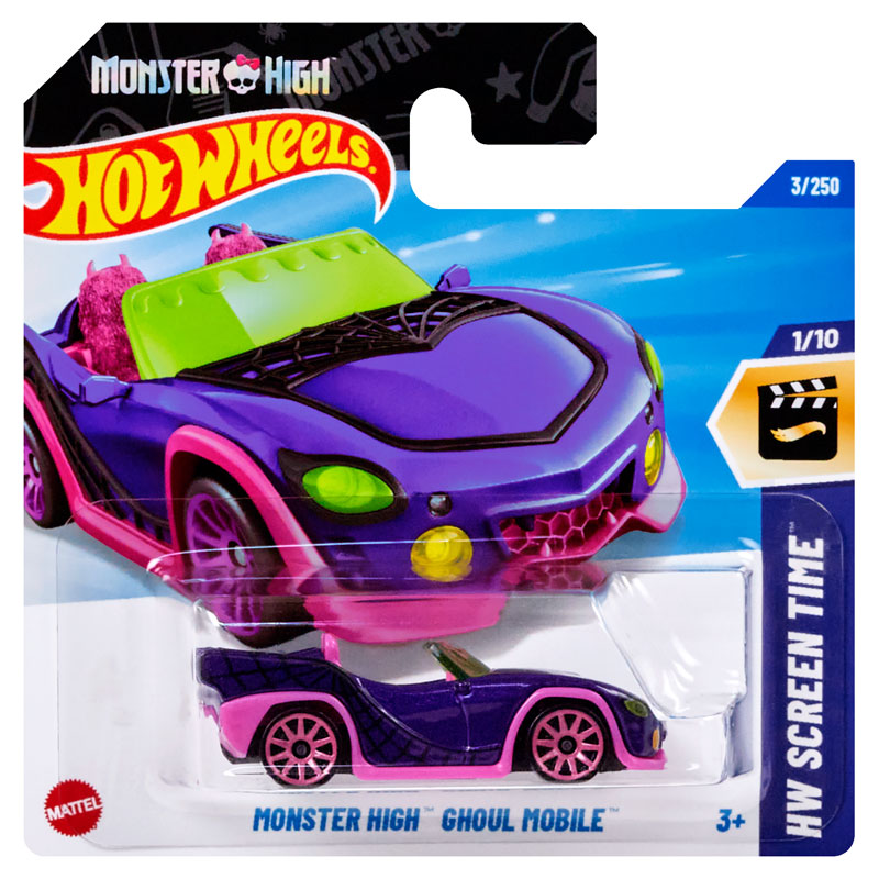 Mattel Hot Wheels B Αυτοκινητάκι Monster High Ghoul Mobile