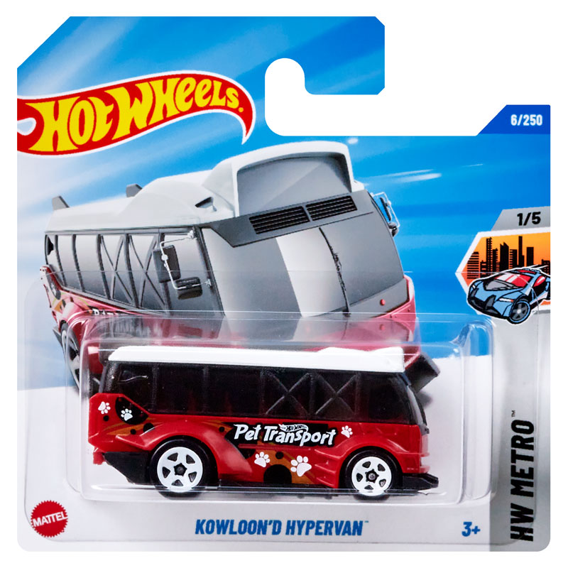 Mattel Hot Wheels B Αυτοκινητάκι Kowloon'D Hypervan