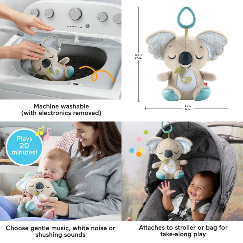 Fisher Price Μαλακό Παιχνίδι Κοάλα με Μουσική JBD65