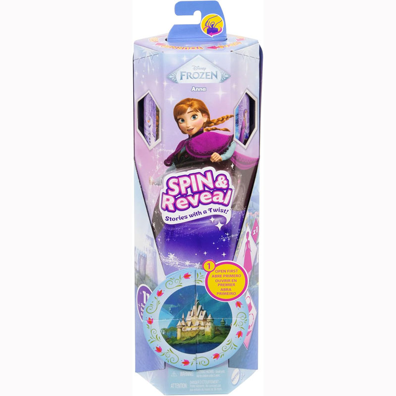 Mattel Disney Frozen Fashion Doll Spin & Reveal Anna Wave 2 JBG60