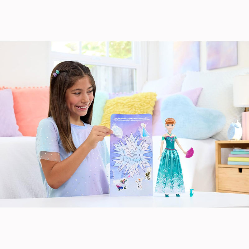 Mattel Disney Frozen Fashion Doll Spin & Reveal Anna Wave 2 JBG60