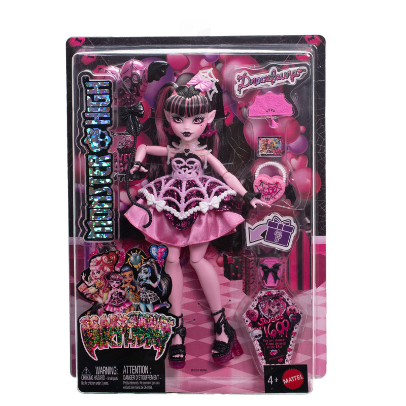 Mattel Monster High® Scary Sweet 1600th Birthday Draculaura Doll JBG74