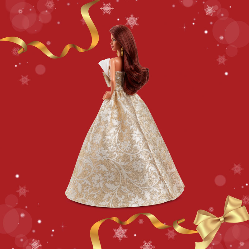 Mattel Barbie Holiday Brunette JBH97