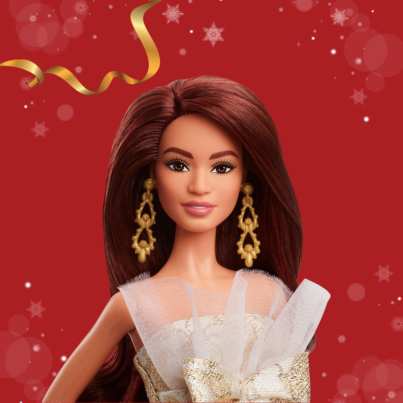 Mattel Barbie Holiday Brunette JBH97