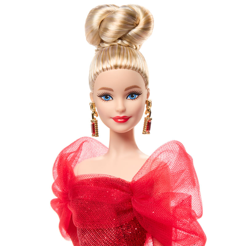 Mattel Barbie Signature – Mattel 80th Anniversary Ruby Red (Blonde) JBJ17