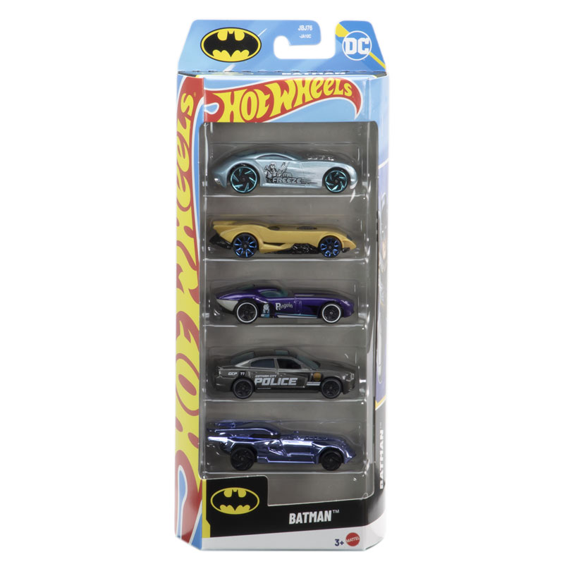 Mattel Hot Wheels Αυτοκινητάκια M Σετ Των 5 Batman