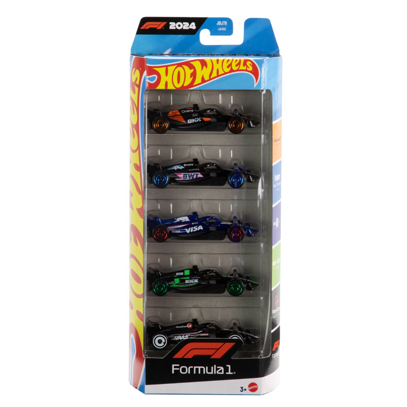 Mattel Hot Wheels Αυτοκινητάκια Σετ Των 5 F1 2024