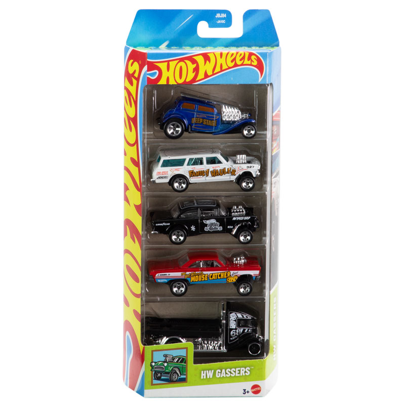 Mattel Hot Wheels Αυτοκινητάκια Σετ Των 5 HW Gassers