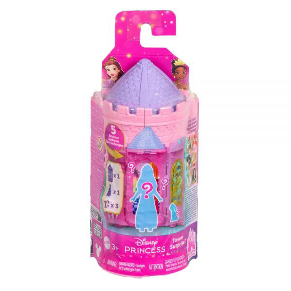 Mattel Disney Princess Μίνι κούκλες Παραμυθένιος Πύργος Έκπληξη - Σχέδια JBL46