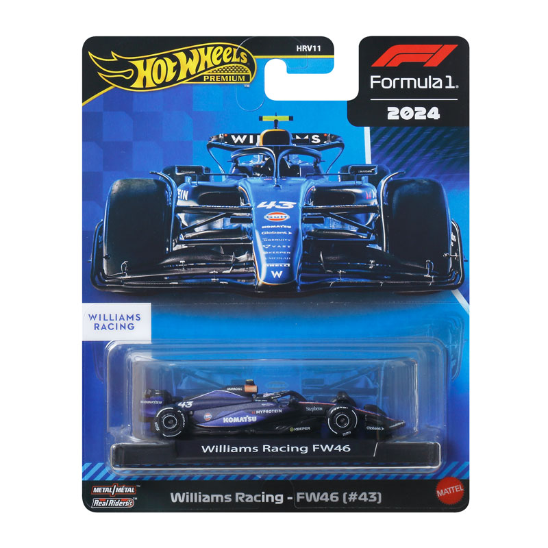Mattel Hot Wheels Συλλεκτικό Αυτοκινητάκι F1 2024 G Williams Racing FW46 #43