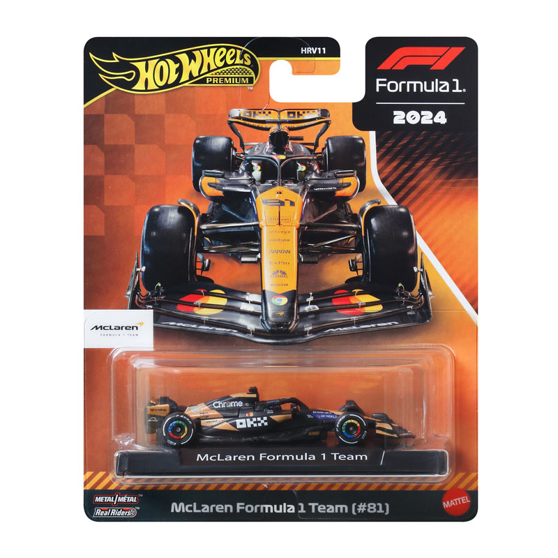 Mattel Hot Wheels Συλλεκτικό Αυτοκινητάκι F1 2024 G McLaren Formula1 Team #81