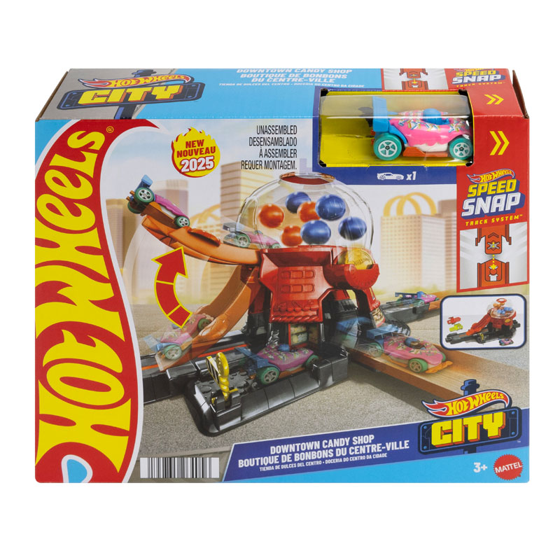 Mattel Hot Wheels Πίστες City Downtown Candy Shop