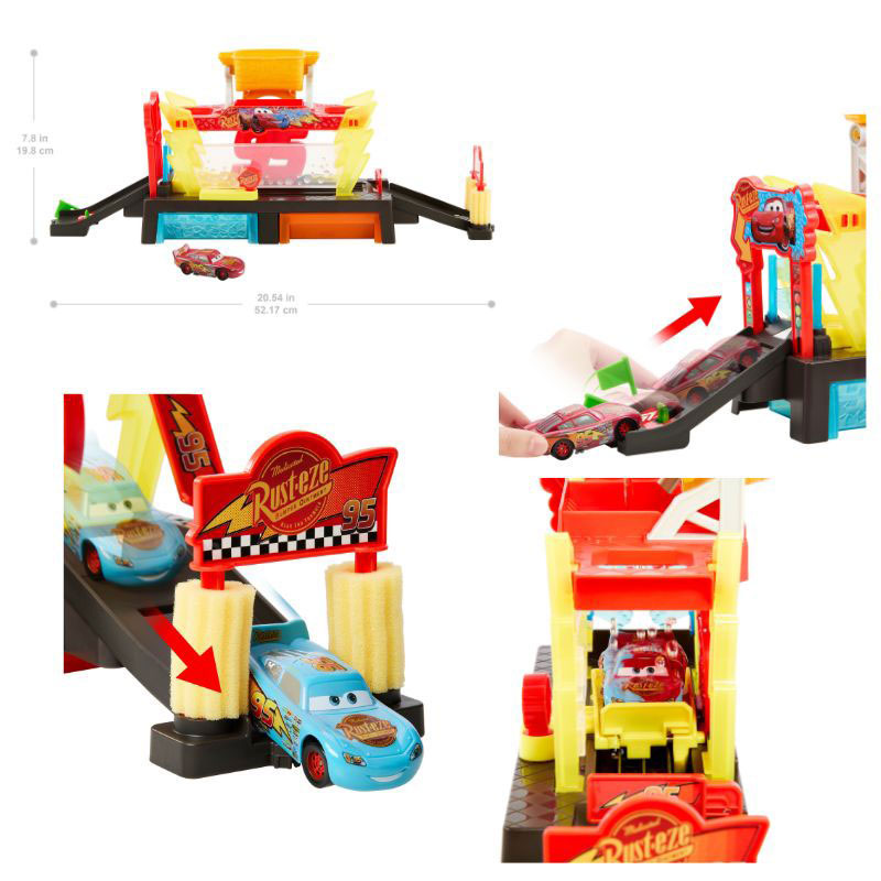 Λαμπάδα Mattel Cars Πλυντήριο Χρωμοκεραυνών JBM70