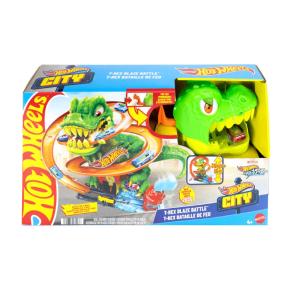 Mattel Hot Wheels City T-Rex Πυροσβεστικός Σταθμός JBM73