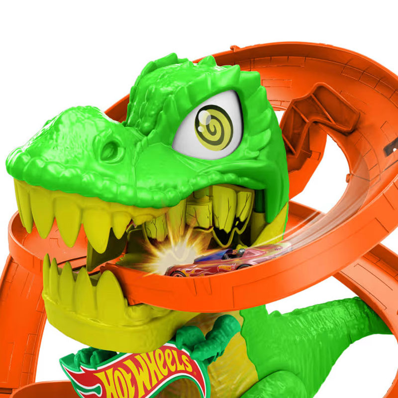 Mattel Hot Wheels City T-Rex Πυροσβεστικός Σταθμός JBM73