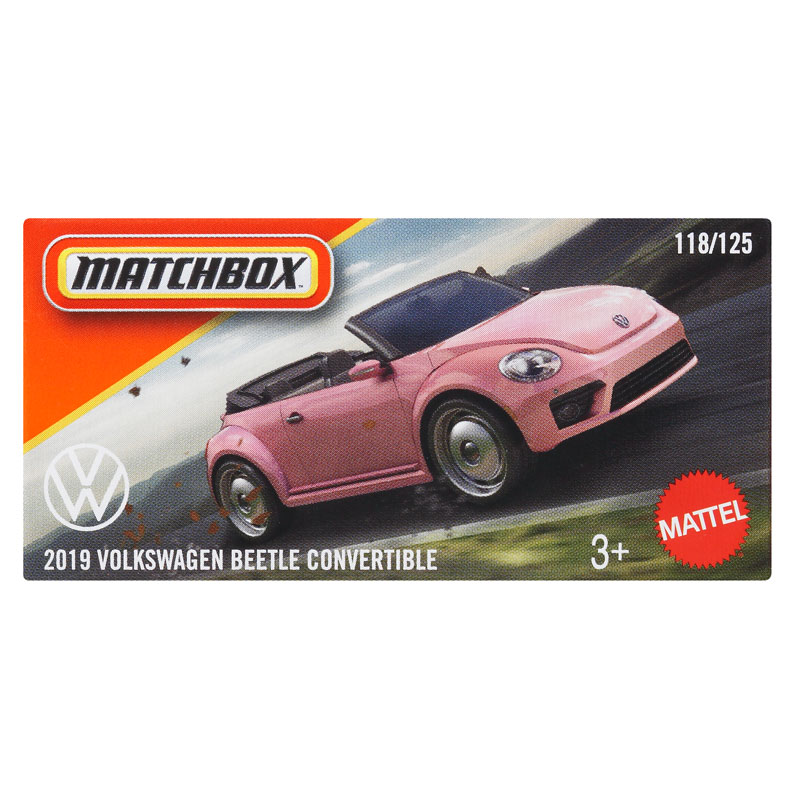 Mattel Matchbox Αυτοκινητάκι G 2019 Volkswagen Beetle Convertible
