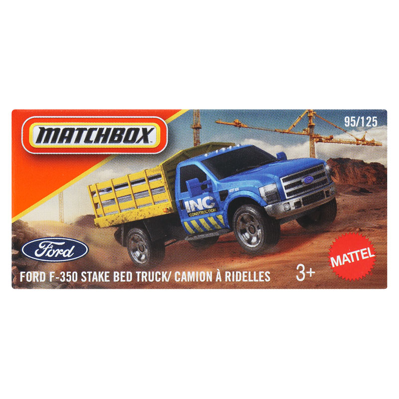 Mattel Matchbox Αυτοκινητάκι F Ford F-350 Stake Bed Truck