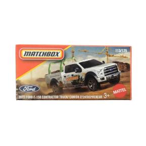 Mattel Matchbox Αυτοκινητάκι G 2015 Ford F-150 Contractor Truck / Camion D'Entrepreneuer