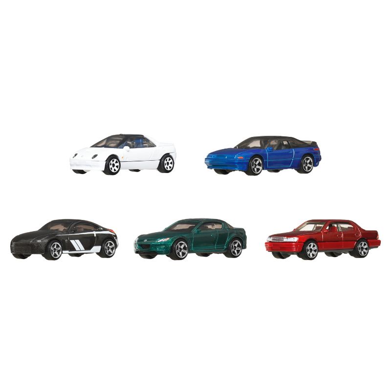 Mattel Matchbox Αυτοκινητάκια - Σετ Των 5 D- MBX Japan Cruisers II