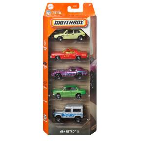 Mattel Matchbox Αυτοκινητάκια - Σετ Των 5 D- MBX Retro II