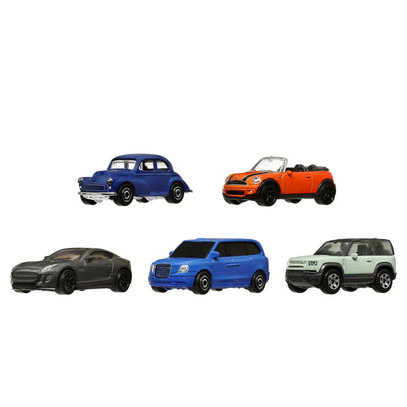 Mattel Matchbox Αυτοκινητάκια - Σετ Των 5 D- MBX British Roadways
