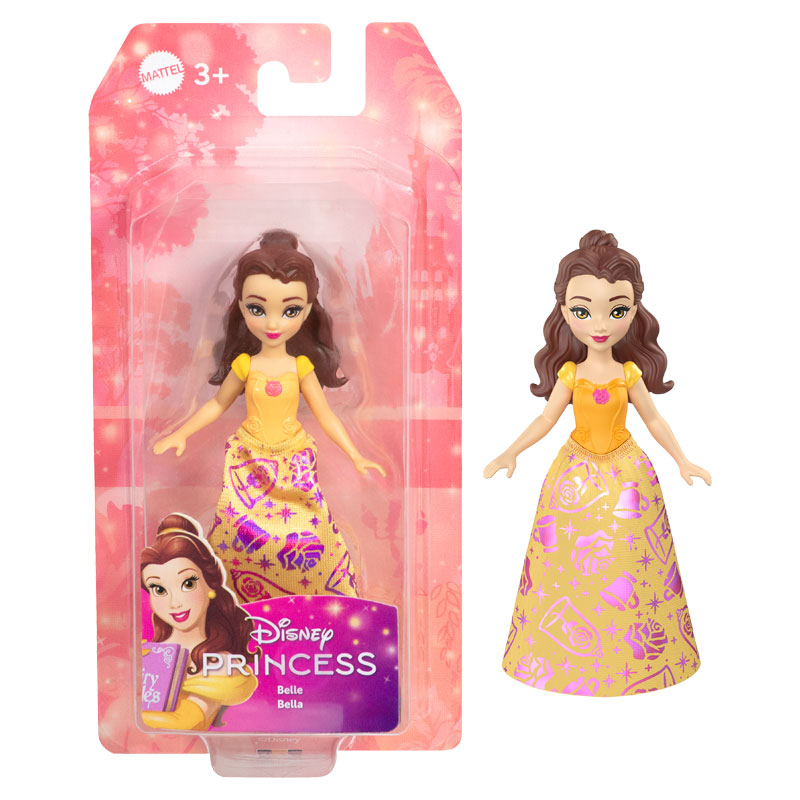 Mattel Disney Princess Μίνι Κούκλα Belle 10cm