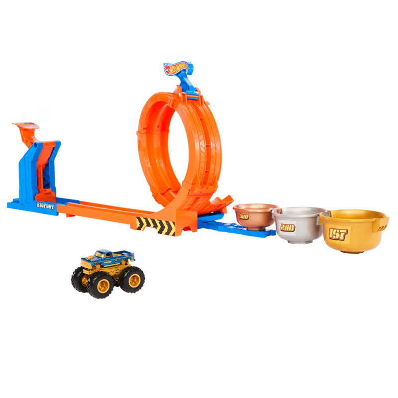 Mattel Hot Wheels Monster Trucks Πίστα Διεκδίκηση Κυπέλου JBX64