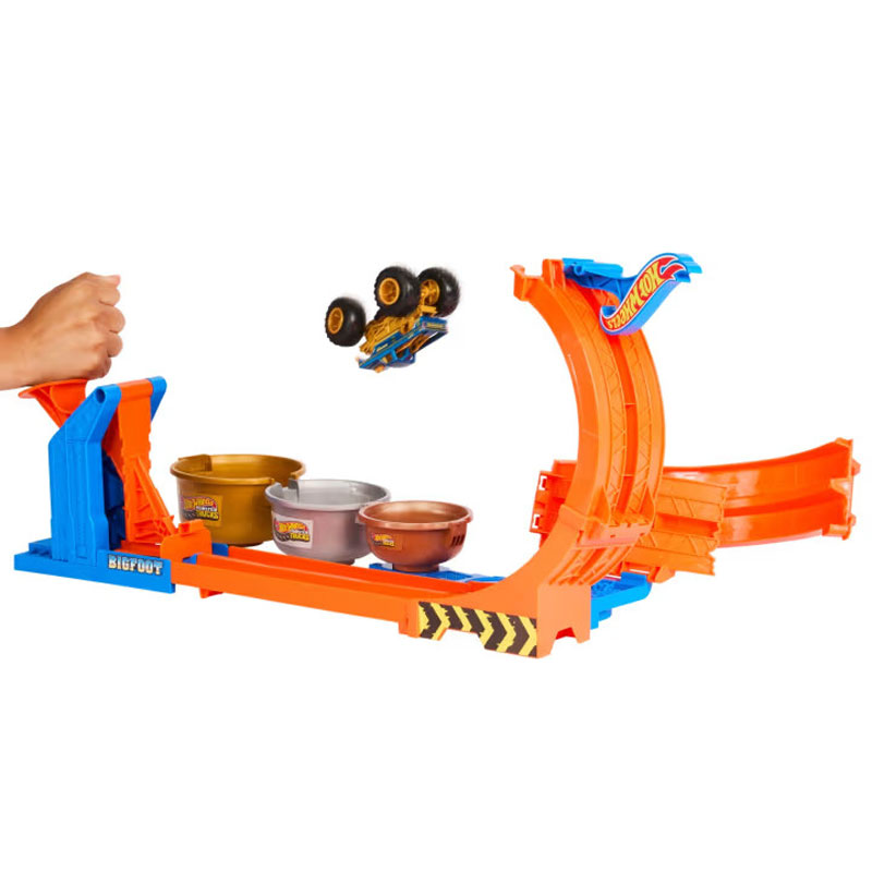 Mattel Hot Wheels Monster Trucks Πίστα Διεκδίκηση Κυπέλου JBX64