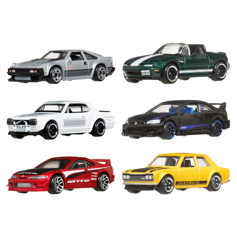 Mattel Hot Wheels Αυτοκινητάκια - Κασετίνα Streets Of Japan Multipack JBY77