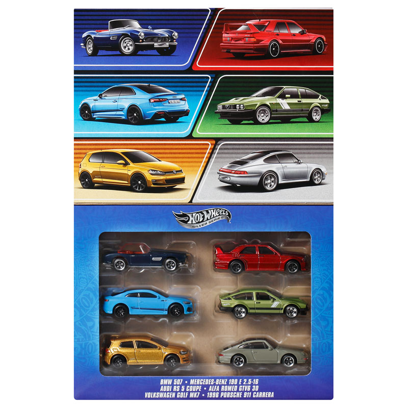 Mattel Hot Wheels Αυτοκινητάκια - Κασετίνα Euro Style Multipack JBY79